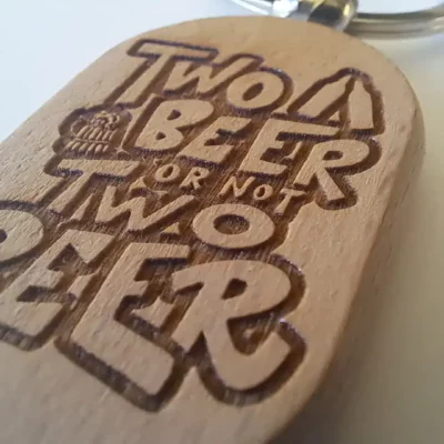 Porte-clé personnalisable – gravure bois Porte-clé bois gravé personnalisable en ligne cadeau artisanal sur mesure