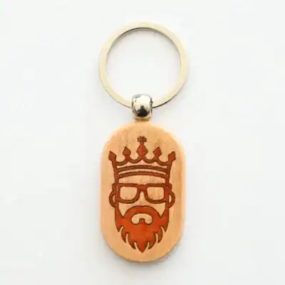 Porte clés maqueterie bois - Hipster Porte clé Hipster